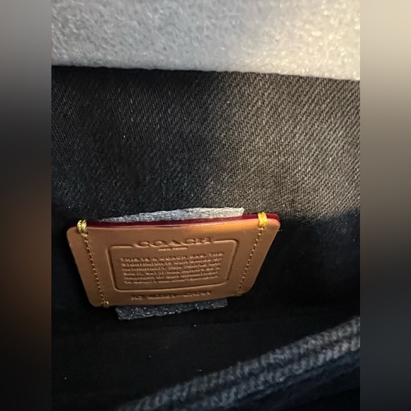 Coach black denim tabby 20 - Picture 6 of 12